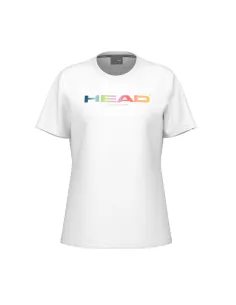 T-Shirt Head Rainbow Frau